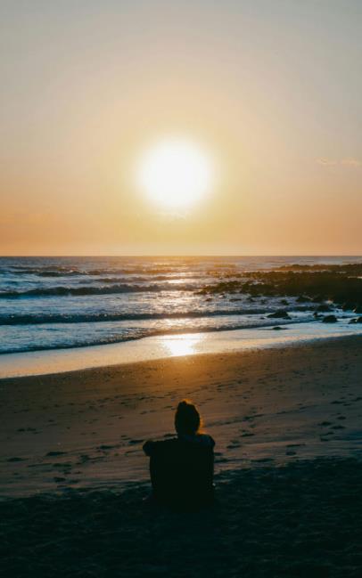 Sunrise on a beach