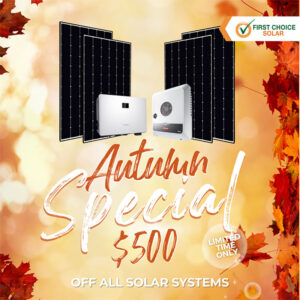 first choice solar autumn special sale deal